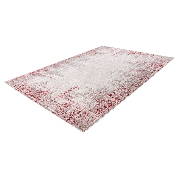 Williston Forge Westrick Flatweave Pink Grey Rug Wayfair Ie